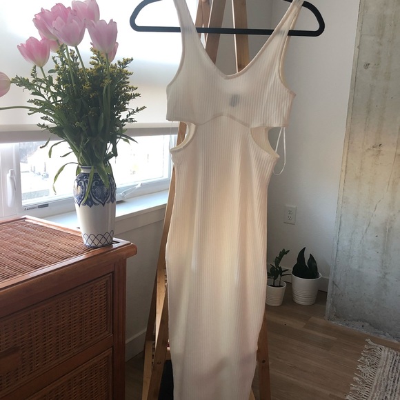 White H&M cut-out dress - Picture 1 of 2
